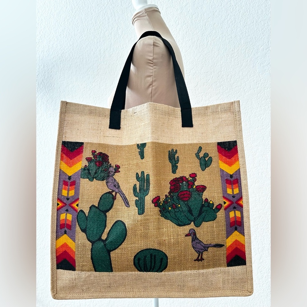 Colorful Cactus Tote Bag